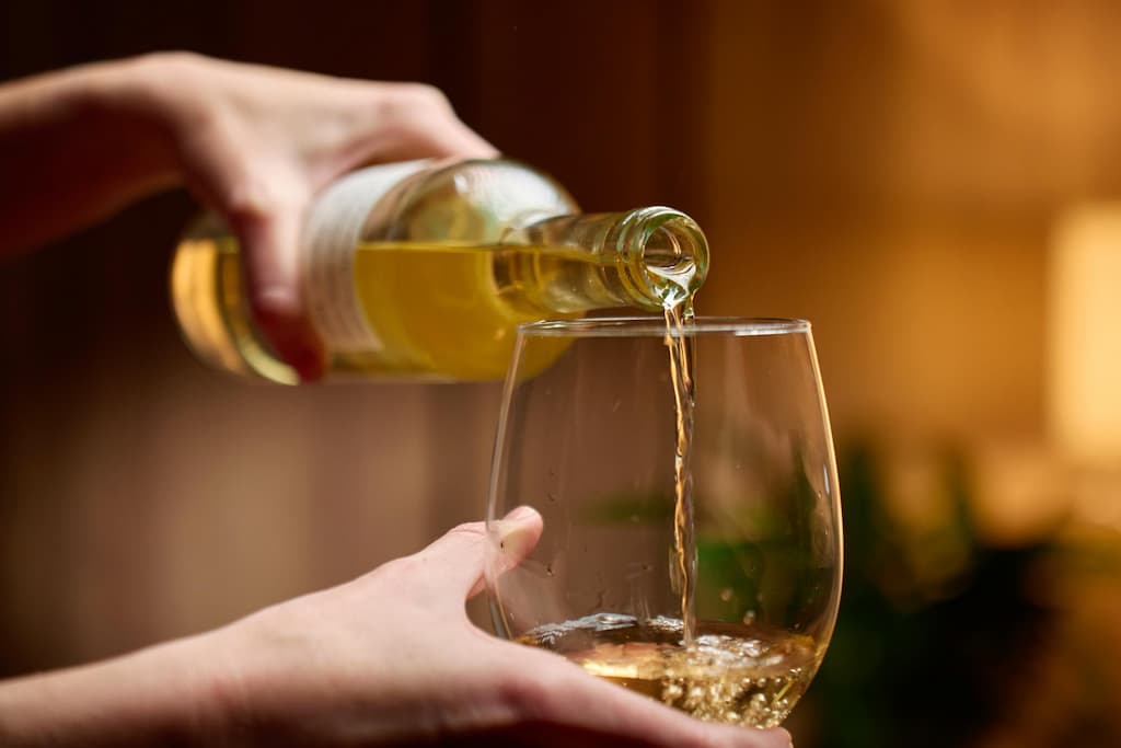 white wine produce